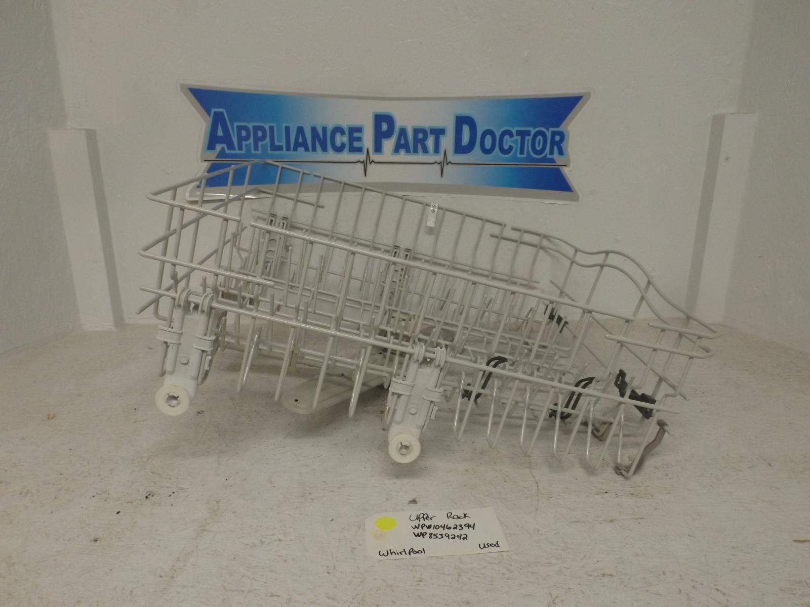 Whirlpool Dishwasher WPW10462394 WP8539242 Upper Dish Rack Used Whirlpool Dishwasher WPW10462394 WP8539242 Upper Dish Rack Used